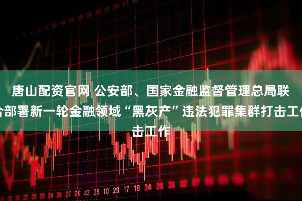 唐山配资官网 公安部、国家金融监督管理总局联合部署新一轮金融领域“黑灰产”违法犯罪集群打击工作