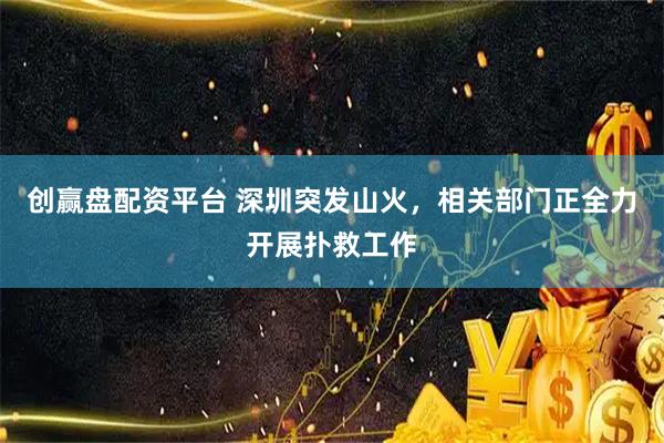 创赢盘配资平台 深圳突发山火，相关部门正全力开展扑救工作